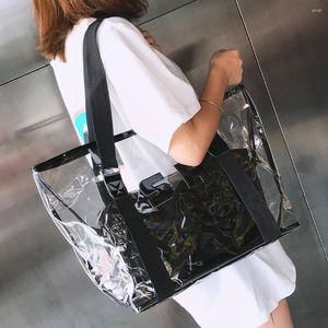Bag Mode Frauen Handtasche transparente Schulter -Cross -Body -Taschen mit kleinem Brieftasche Sack ein Hauptfemme Borsa Donna X #srn