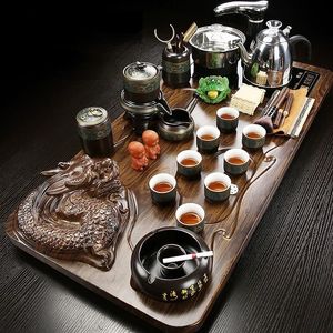 Lazy Matcha TEAT SET Chińskie ceremonia kung fu prezent na kawę Pół automatyczna luksusowa usługa sitka Juego de Te Teaware 240428