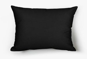 Black Canvas Pillow Cover 16x16 Inches Natural Canvas Pillow Case White Cotton Pillow Case blank Cushion Cover for DIY printing 37944700