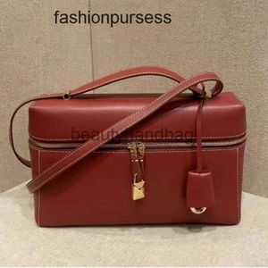 Loro Piano LP Lorospianasl LP19 Handväskor axeldesigner lyxväskor LP27 Lunch Box Bag 2023 Ny extra läder underarm Crossbody axelväska 2qfv