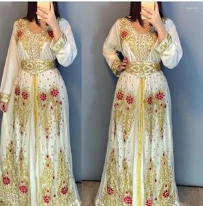 Roupas étnicas tradicionais bordados caftan wedding wedding kaftan noiva vestido de noivas 56 polegadas