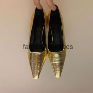 The Row heels TR Top quality shoes shoes leather pumps Kitten heels sandals Simple fashion Luxury designer dress shoes Office shoes 5cm