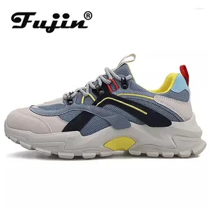 Casual Shoes Fujin VIP Link Drop Men Women Unisex Chunky Platform Fashion Shoe Lace Up Walking Air Mesh Sports