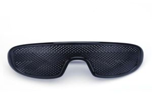 Pinhole Glasses Black Anti Trötthet Hallow Solglasögon Small Hole Myopia Eyewear High Quality Plastic Drop6445703