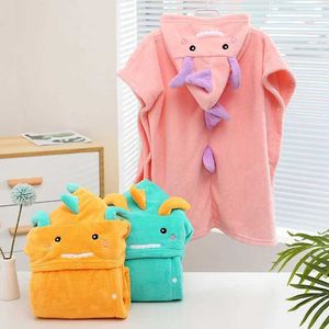 Asciugamani abiti da pigiama con cappuccio con cappuccio da cartone animato per bambini asciugamani da bagno asciugamani da bagno morbidi asciugamani da bagno baby da bagnol2404