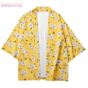 Roupas étnicas plus size xxs-6xl 5xl 4xl amarelo moda de moda japonesa Cardigã Harajuku Haori Kimono Top Yukata Tao