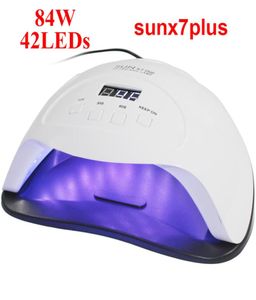 UV LED Nail Dryer 245484W Gel Polish Curing Lamp with Bottom Timer LCD Display Quick Dry Lamp For Nails Manicure Tools CY2005125444938