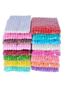 144pcs 2cm Mini Foam Rose Künstliche Blumenstrauß mehrfarbiger Rosenhochzeitsblumendekoration Scrapbooking Fake8959943