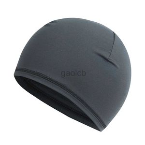 Mütze/Schädelkappen Kühlung der Schädel Beanie Cap atmable Sweat Adsorption Radsportlauf schnell trockener Hut Elastische Sonnenschutzkappe D240429