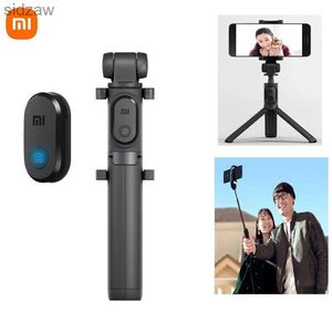 Selfie Monopods Mobile Bluetooth Selfie Stick Mini Tripe Selfie Stick med trådlös fjärrkontrolllucka lämplig för iPhone Samsung Android WX13