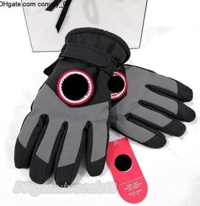 Außenmarke Warmbrand Handschuh Full-Finger-Touchsbildschirm Handschuhe Winter winddichte wasserdichte nicht rutschfeste, kalte vorhanden Antriebshandschuh Männer Frauen neutrale Handschuhe