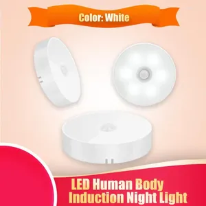 Nattlampor rörelse sensor ledande ljus USB laddningsbar mänsklig kropp induktion sovrum badrum trappor dekorativ belysningslampa