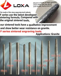 LOXA Fseires Sintered diamond tools Diamond grinding tool CNC engraving bit for carving Granite relief end milling tool7093745