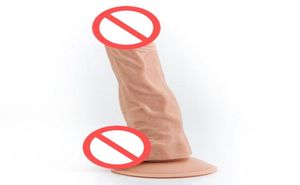 Künstlicher Gummi -Penis realistischer Big Dildo Silicon Schwanz mit Saugbecher riesiger Dildo Schwanz Erwachsene Sex -Produkte Sexspielzeug für Frauen 7396292