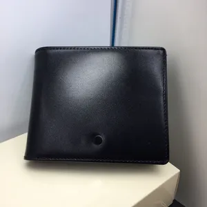 Genuino Portafoglio Portafoglio Portafoglio maschile Designer Portefeuille Cowhide Morbida in pelle morbida Brieftasche Finestra pieghevole con slot dollari portafogli casuali in contanti cash clip in contanti casual business clip