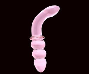 Anal Dildo Bead Glass Crystal Butt Plug Plug Vagina Estimulação Anal Brinquedos sexuais para mulheres Produtos sexuais Masturbação feminina 8953715