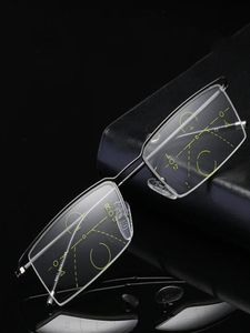 Distância Dualse Reading Glasses Smart Zoom Reading Glasses Progressive Multifocus Old Flor Goggles Antifatigue Presbyopic EY7000233