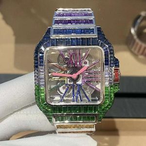 Melhor qualidade VVS Moissanite Jóias de moda Iced Out Diamond Watch