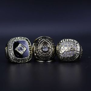 Bandringe MLB 1966 1970 1983 Baltimore Oriole Championship Ring 3 Stück Set