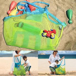 Shopping Bags Children Sand Away Beach Bag Portable Mesh Kids Toys Clothes Towel Baby Toy Storage Sundries Women MakeUp Organizer