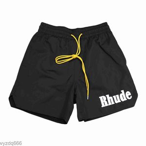 Rhude Desinger Short Fashion Sport Pants Men Womens Leather Shorts Us Size S-xl DBP3