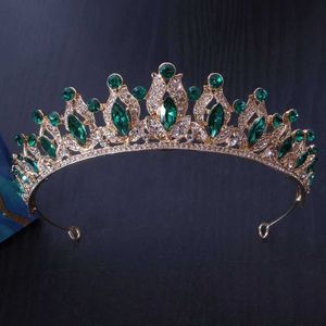 Tiaras coreano elegante cielo blu blu rosa cristallo corona corona festa gioiello da sposa sposa rosa accessori per capelli corona di rhinestone