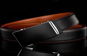 Belts Black Fashion Designer For Men Sliding Buckle Ratchet Luxury Leather Belt Automatic Casual Ceinture Homme B2927128793