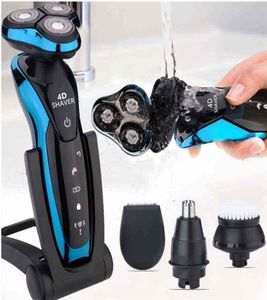 Electric Razor for Men Electric Razor Maszyna do golenia TRIMMER DO MĘŻCZYZNA SHAVE MASZYN BARD TRIMMER USB ŁADANIE Clipper G11161722352