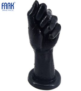 MAX Dia 82mm Produtos Sexy Fisting Dildo Plug Anal Sucção Big Hand Anal Stuff Stuff Penis Fist Brinquedos Masturbados para Mulheres Men4552610