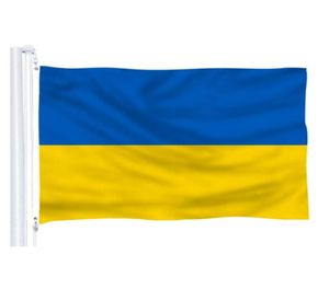 3x5 Ukraine Flags and Banners High Quality National Hanging Advertising For Indooroutdoor festivalclub Usage6378593