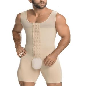 Mens Compression Bodysuit Shaper - Pasek do ginecomastii tłuszcz z brzucha i uda gorsetu