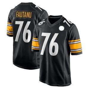 2024 مسودة جديدة الجولة الأولى اختيار لعبة اللاعب Jersey Football Jerseys 76 Troy Fautanu Jersey Men's Youth Game Custom S-6XL