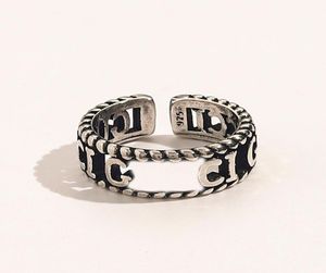 Europa und Amerika Designerringe Frauen lieben Charme 925 Silberschild Kupferfinger Verstellbarer Ring Luxus Hochzeit Schmuck Supplie 3686228