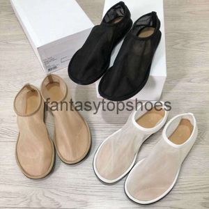 The Row breathable TR gauze style new 2023 summer * comfortable fairy shoes Fashion design flat shoes Roman sandals