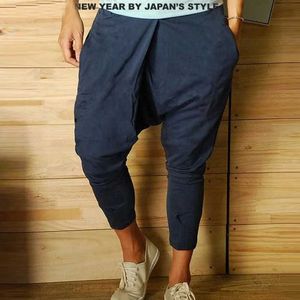 Męskie spodnie Spodnie Harem Folding Spods Street Mens Hip-Hop Work Pants retro szerokie spodnie nogi pantelones hombre jogger sporty sporty2405