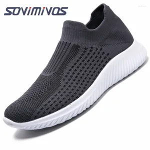 Casual Shoes Men's Sneakers Breathable Textile Uppers Comfortable Lightweight Cushioning Quality Slip-on Unisex Cross-Trainer Minimalist