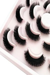 False Eyelashes PairsCurl 15mm Russian Lashes 6D Faux Mink Reusable Fluffy Volume Strips ExtensionsFalse9636443