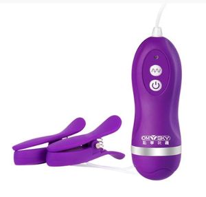 10 Modos Vibração ovo Mamilos de mama CLAMPS CLITS CLIPES VIBRATOR Feminino Feminino Brinquedos sexuais para mulheres Casais FLIRING2878607