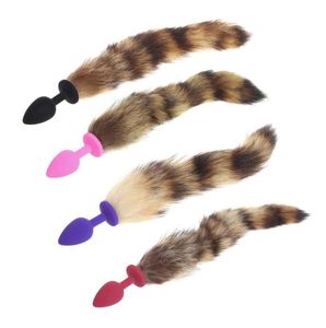 Anal Sex Toys Sex Toy New Funny Love Faux Fox Tail Butt Anal Plug Sexy Romance Games Toys New q1706878452760
