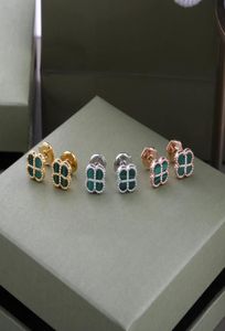 Clover Earring Stud Earrings Jewelry Designer Woman Clover Earings Gold Jewlery Vintage Jewellery Bijoux Lux Jewelries Traditional1245193