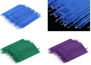 100 PCS PLÁSTICO DISPOSILÍVEL DE CLEIO DE CLAPAÇÃO DE CLAPAÇÃO DE MICROBLADOR MICRO BRUBAS SWAB TATTOO DO TATOO DE TATOOMA DE