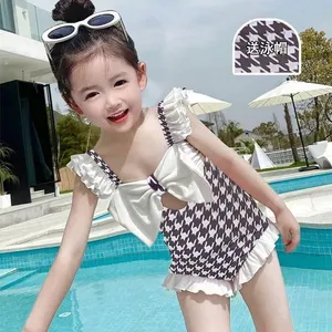 çocuk tek parça mayo tasarımcısı moda mayo kızlar bebek mayo tekstil yaz mayo bikinis set yüzme giyim yüzme yeni banyolar takım elbise