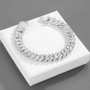 Kubanische Verbindung Kette Armband Designer Halskette Moissanitkette Anhänger Halsketten Eced Pass Diamond Tester Sterling Silber Halskette VVS Moissanitketten für Männer