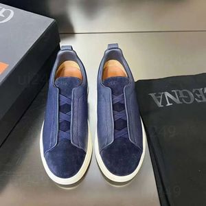 Designer Casual ZZegnas Sports Men Shoe Super lekki niski górny rękaw Elastyczne