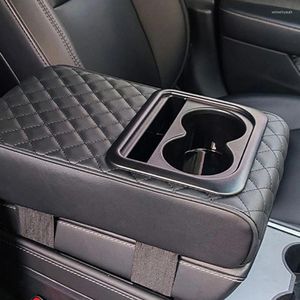 Interiörstillbehör Multi Functional Car Armest Box Cup Holder Höjande Pad Universal Compatibility Center Console Cover D7YA