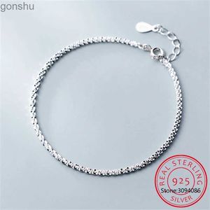 Anklets 5 Sterling Silver Snake Chain Pearl Necklace Womens Fashion Silver 925 Jewelry Wholesale DA387 WX