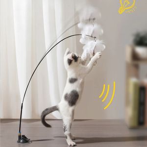 Cats oyuncak tüyleri asa interaktif oyuncak yavru kedi oyuncakları süper emme kabı çıkarılabilir tüy değiştirmeleri kedi ascelesorios 240429