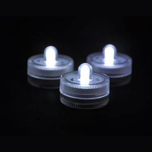 20pcslot Waterproof Underwater Battery Powered Submersible LED Tea Lights Candle for Wedding Party 8276337