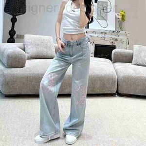 Women's Jeans designer brand Gaoding 2024 Early Spring New Classic Gradient Contrast for Women GPMC