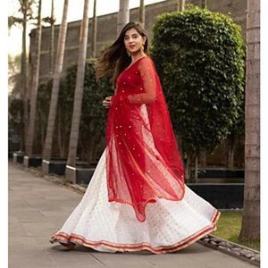 Ethnic Clothing Beautiful Pakistani Top Skirt Dupatta Lehenga Choli Blouse Ghagra Dresses